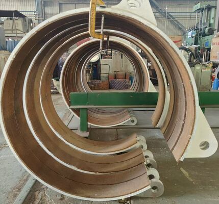 6100 BGO Brass Wire Reinforced Non-Asbestos Woven Brake Lining with 200℃ Heat Resistance and 5-35mm Thickness